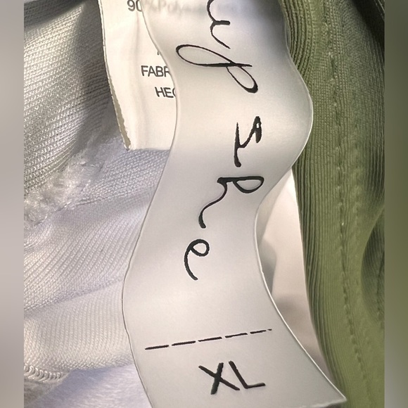 Cupshe Swimsuit One Piece Low Cut Adjustable Straps Lacey Accents Olive Green - Picture 6 of 11